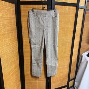 Chico's Plaid Trousers